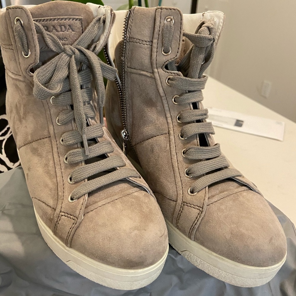 PRADA high heel boots